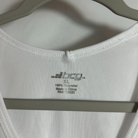 BCG BNWT women's athletic white tank top XL - Picture 2 of 5